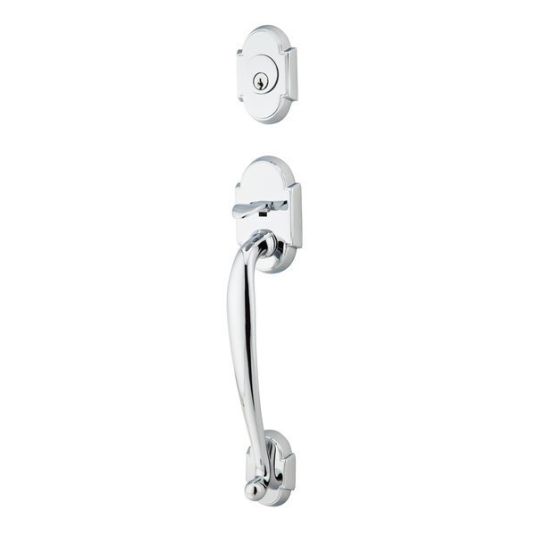 Bright Chrome Handleset 4322HLOUS26LH, Emtek, Mfr#: 4322HLOUS26LH
